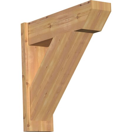 Ekena Millwork Traditional Slat Smooth Outlooker, Western Red Cedar, 7 1/2"W x 26"D x 26"H OUT08X26X26TRA06SWR
